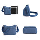 🔥Letzter Tag: 60% Rabatt! ⏰Leichte Multifach-Nylon-Messenger-Tasche, wasserabweisend👜