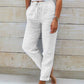 🌸Spring Sale 60% OFF🌿👖Damenhose aus Baumwolle & Leinen mit Elastischem Bund – Bequem, Atmungsaktiv & Lässiger Look 🥰
