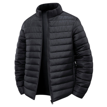 🔥Solange der Vorrat reicht 50 % Rabatt🔥Einfarbige, warme, leichte Baumwolljacke