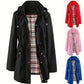 🔥Letzter Tag: 60% Rabatt!⏰🌧️🧥Wasserdichte lange Trenchcoats mit Kapuze für Damen👍