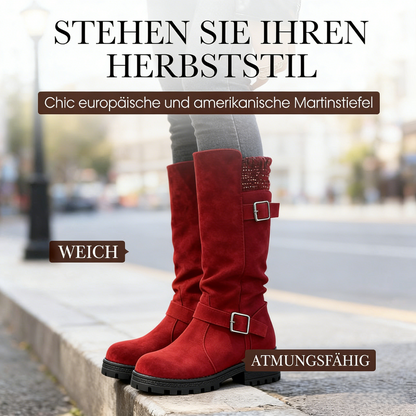 🔥Letzter Tag: 60% Rabatt! ⏰👢Damen Slouchy Boots bis zur mittleren Wade🎁