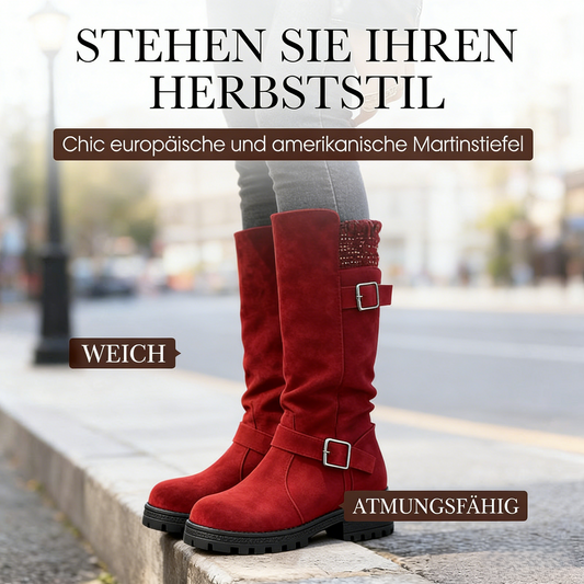 🔥Letzter Tag: 60% Rabatt! ⏰👢Damen Slouchy Boots bis zur mittleren Wade🎁