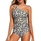 🔥Letzter Tag: 60% Rabatt!⏰💖Damen Einteiliger Badeanzug mit Cut-Out und einem Schulterträger👙