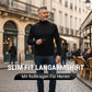 👜👜Die Wahl des Erfolgs👔👔Slim Fit Langarm-T-Shirt für Herren mit Stehkragen