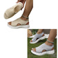 🏖️ Sommer-Sale 60% Rabatt 🏝️👡Damen Strick-Plateausandalen ✨Atmungsaktive bequeme Sommersandalen mit weicher Sohle für Stadt & Spaziergänge