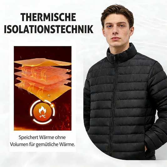 🔥Solange der Vorrat reicht 50 % Rabatt🔥Einfarbige, warme, leichte Baumwolljacke