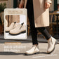 🥾 Promo 50 % – Damenschuhe trendig und komfortabel, runde Spitze mit Zip 🌟👢