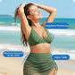 💥🏖️ 60% WEG! Hoher Bund, Mesh & Figurformender Bikini 🌊☀️