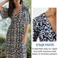 🔥Letzter Tag: 60% Rabatt! ⏰🌸👗Blumenkleid mit V-Ausschnitt🎁