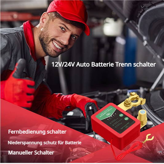 🔥Letzter Tag: 60% Rabatt! ⏰🚗🔋12V/24V Remote Control Car Battery Disconnect Switch