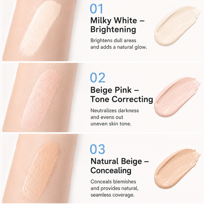 🎁1+1 GRATIS✨💄Concealer Stift & Creme – deckt Augenringe, Pickel & Flecken ab, spendet Feuchtigkeit & verblendet nahtlos