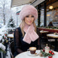 🧣👒Perfektes Set: Winterschal & Plüschmütze - Das Wärme-Duo für frostige Tage🎁