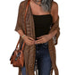 🏖️ Sommer-Sale 60% Rabatt 🏝️Boho Strick Cardigan mit Fransen ✨Damen durchscheinender Lochstrick Überwurf | atmungsaktiver Sommer Strickjacke für Alltag & Abendoutfit