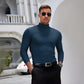 👜👜Die Wahl des Erfolgs👔👔Slim Fit Langarm-T-Shirt für Herren mit Stehkragen