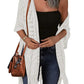 🏖️ Sommer-Sale 60% Rabatt 🏝️Boho Strick Cardigan mit Fransen ✨Damen durchscheinender Lochstrick Überwurf | atmungsaktiver Sommer Strickjacke für Alltag & Abendoutfit
