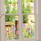 🌸Frühjahrsangebot: 60% Rabatt💞Bunter Blumenstrauß Fensteraufkleber🖼️(frei zuschneidbar)