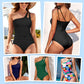 🔥Letzter Tag: 60% Rabatt!⏰💖Damen Einteiliger Badeanzug mit Cut-Out und einem Schulterträger👙
