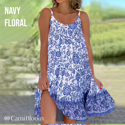 🎉50% Rabatt 🛍️ Camisole-Kleid mit Blumenmuster