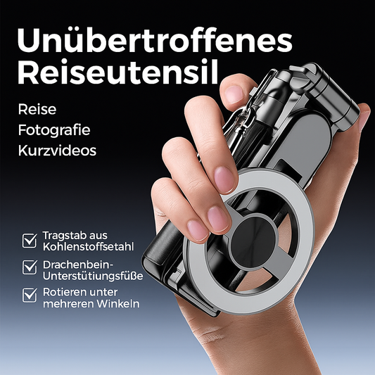 🔥Heißer Verkau 50 % RABATT🔥4-in-1 Multifunktions-Selfie-Stick mit 360°-Drehung und Magnet