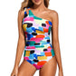 🔥Letzter Tag: 60% Rabatt!⏰💖Damen Einteiliger Badeanzug mit Cut-Out und einem Schulterträger👙