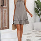 ⏰Letzter Tag der Aktion:60 % Rabatt🔥💃Damenkleid mit Schleife und geometrischem Muster👗