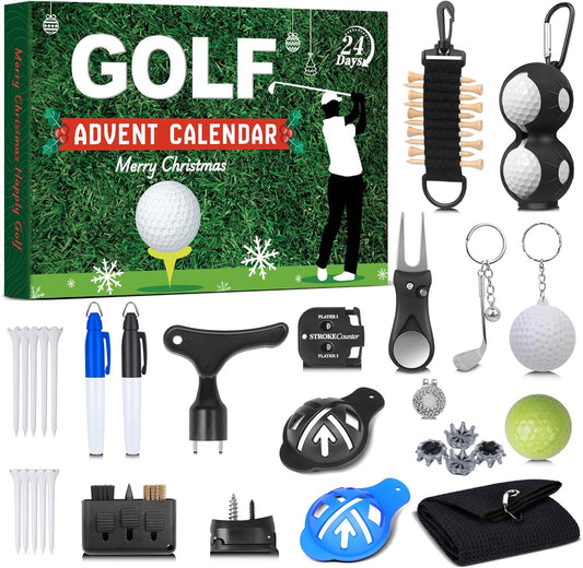 🏆Blitzangebot⚡ Golf-Adventskalender 2025 für Männer - 24 Tage voller Golf-Überraschungen & Weihnachts-Spaß!