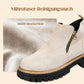 🥾 Promo 50 % – Damenschuhe trendig und komfortabel, runde Spitze mit Zip 🌟👢