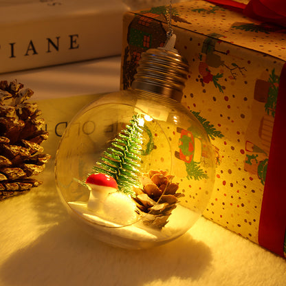 🎄✨💡Transparente LED-Weihnachtskugel🎁