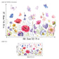 🌸Frühjahrsangebot: 60% Rabatt💞Bunter Blumenstrauß Fensteraufkleber🖼️(frei zuschneidbar)