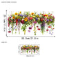 🌸Frühjahrsangebot: 60% Rabatt💞Bunter Blumenstrauß Fensteraufkleber🖼️(frei zuschneidbar)
