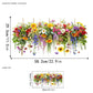 🌸Frühjahrsangebot: 60% Rabatt💞Bunter Blumenstrauß Fensteraufkleber🖼️(frei zuschneidbar)