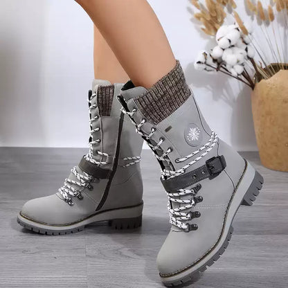 🔥Letzter Tag: 60% Rabatt! ⏰👢Wasserdichte Knie-Schneestiefel für Damen🎁