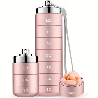 🔥Letzter Tag: 60% Rabatt! ⏰💊Reise-Pillenbox aus Metall - Hält Tabletten kühl und trocken, maximiert ihre Haltbarkeit