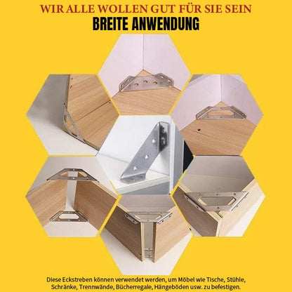 🔥Mehr kaufen, mehr sparen!🔥🔩🛠️Universal-Eckverbinder für Möbel (8 Stück pro Set)🪑💪