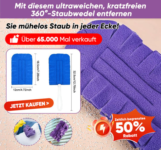 🔥Letzter Tag: 50% Rabatt! ⏰Wieder-verwendbarer Chenille-Mikrofaser-Staubwedel
