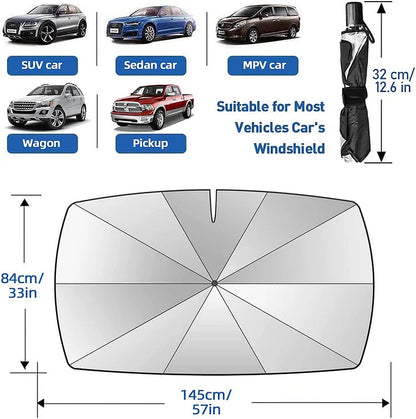 🔥50% Rabatt ☀️🛡️🚗Faltbarer Auto-Sonnenschutz für die Windschutzscheibe👍