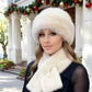 🧣👒Perfektes Set: Winterschal & Plüschmütze - Das Wärme-Duo für frostige Tage🎁