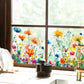 🌸Frühjahrsangebot: 60% Rabatt💞Bunter Blumenstrauß Fensteraufkleber🖼️(frei zuschneidbar)