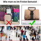 💥Praktische Reiselösung: Stabile, verstellbare Gepäckgurte. Endlich beide Hände frei am Flughafen!
