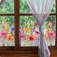 🌸Frühjahrsangebot: 60% Rabatt💞Bunter Blumenstrauß Fensteraufkleber🖼️(frei zuschneidbar)