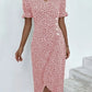 🌷 Last Day 50%Rabatt auf das florale V-Ausschnitt-gedruckte Kleid von V-Ausschnitt
