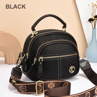 🔥Letzter Tag: 60% Rabatt! ⏰👜✨ Klassische Crossbody-Tasche aus PU-Leder – Vielseitig, verstellbarer breiter Gurten & viele Fächer