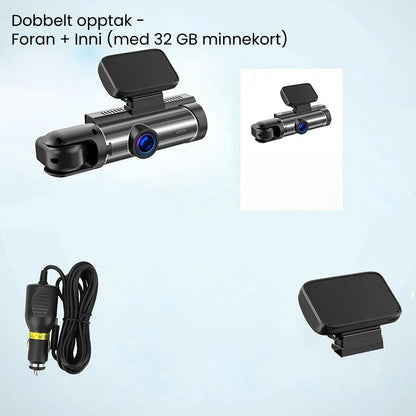 🔥Heißer Verkauf 49% Rabatt🔥Dashcam mit 170° Weitwinkel und 1080p Doppelobjektiv