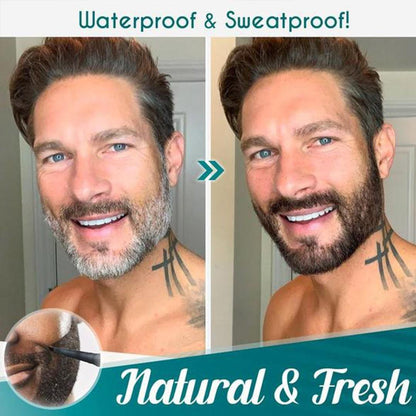 ⏰ Kauf 1, erhalte 1 gratis🔥Wasserfestes Bart-Auffüllstift-Set