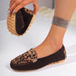 🔥Letzter Tag: 60% Rabatt! ⏰🐆✨Patchwork-Loafer mit Leopardenmuster für Damen 👡