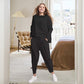 🔥Letzter Tag: 60% Rabatt! ⏰💞 2-teiliges Langarm-Set: weicher Rundhals-Pullover & Hose, langlebig, vielseitig kombinierbar für jeden Tag 💞🔥