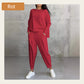 🔥Letzter Tag: 60% Rabatt! ⏰💞 2-teiliges Langarm-Set: weicher Rundhals-Pullover & Hose, langlebig, vielseitig kombinierbar für jeden Tag 💞🔥