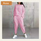 🔥Letzter Tag: 60% Rabatt! ⏰💞 2-teiliges Langarm-Set: weicher Rundhals-Pullover & Hose, langlebig, vielseitig kombinierbar für jeden Tag 💞🔥