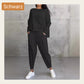 🔥Letzter Tag: 60% Rabatt! ⏰💞 2-teiliges Langarm-Set: weicher Rundhals-Pullover & Hose, langlebig, vielseitig kombinierbar für jeden Tag 💞🔥