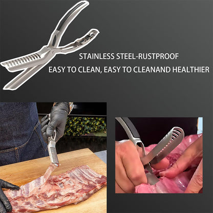 🔥Heißer Verkauf 50% Rabatt✨🥩 Grill Rib Skinner aus Edelstahl